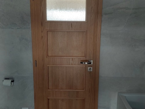 Dveře dýha DUB, obložková zárubeň masiv